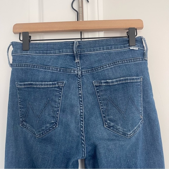 MOTHER The Mid Rise Dazzler Ankle Jean Straight Leg Wish Upon A Star - Picture 8 of 12